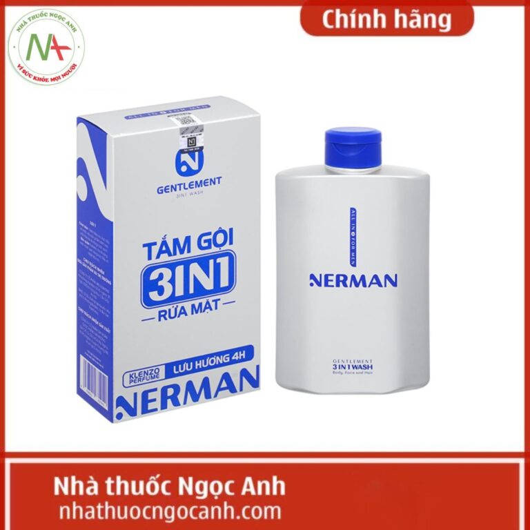 Nerman Gentleman Tắm Gội 3in1