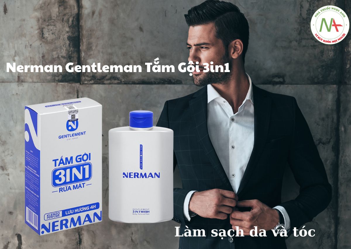Nerman Gentleman Tắm Gội 3in1
