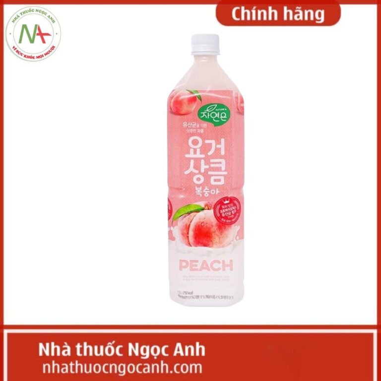 Nước ép đào lợi khuẩn Woongjin 340ml