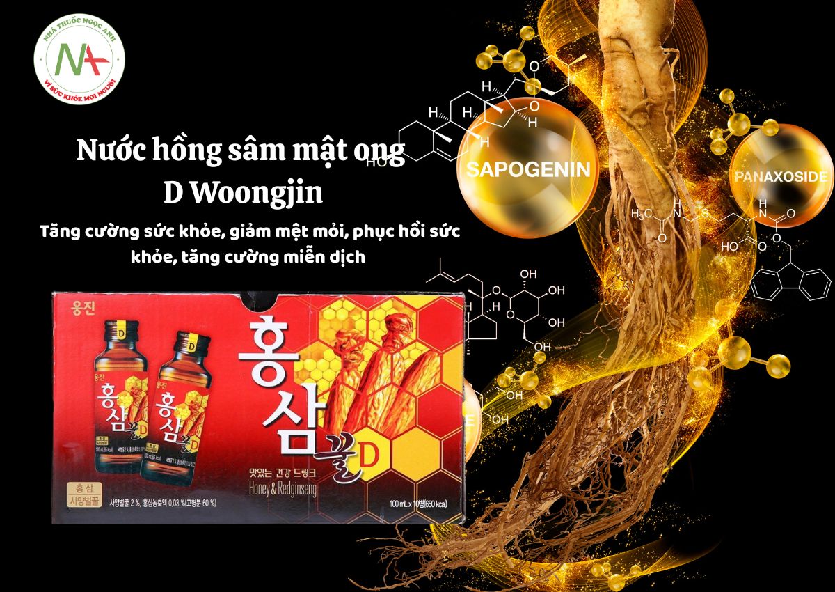 Nước hồng sâm mật ong D Woongjin