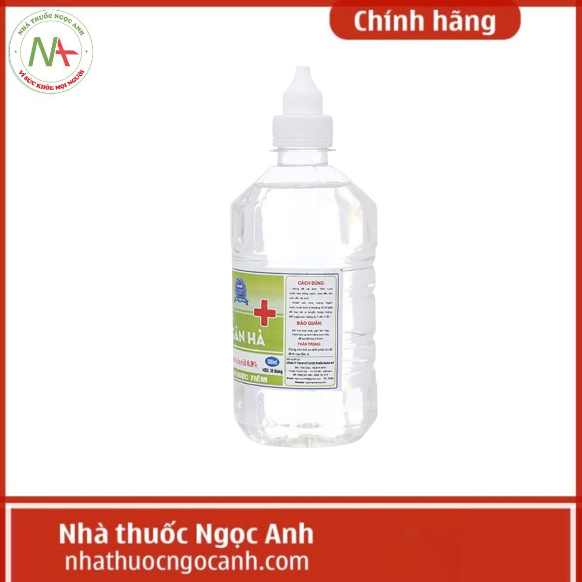 Nước muối Ngân Hà 500ml