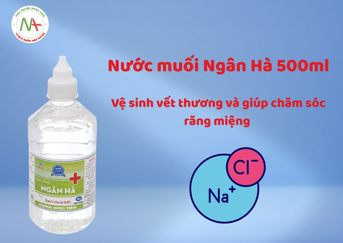 Nước muối Ngân Hà 500ml