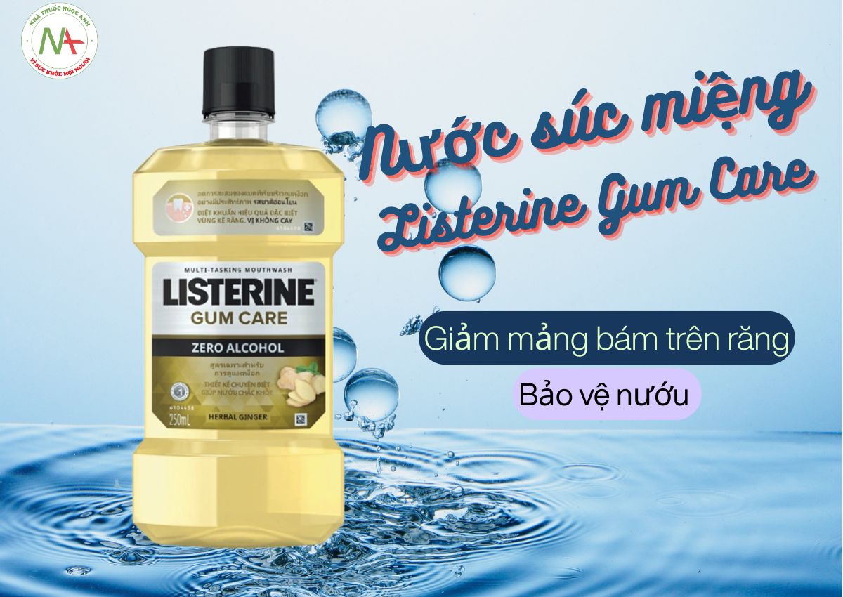 Nước súc miệng Listerine Gum Care