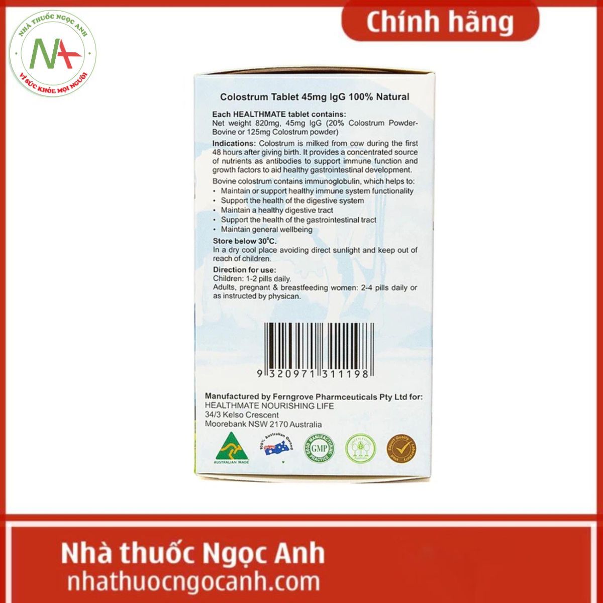 Oceania Colostrum Tablet