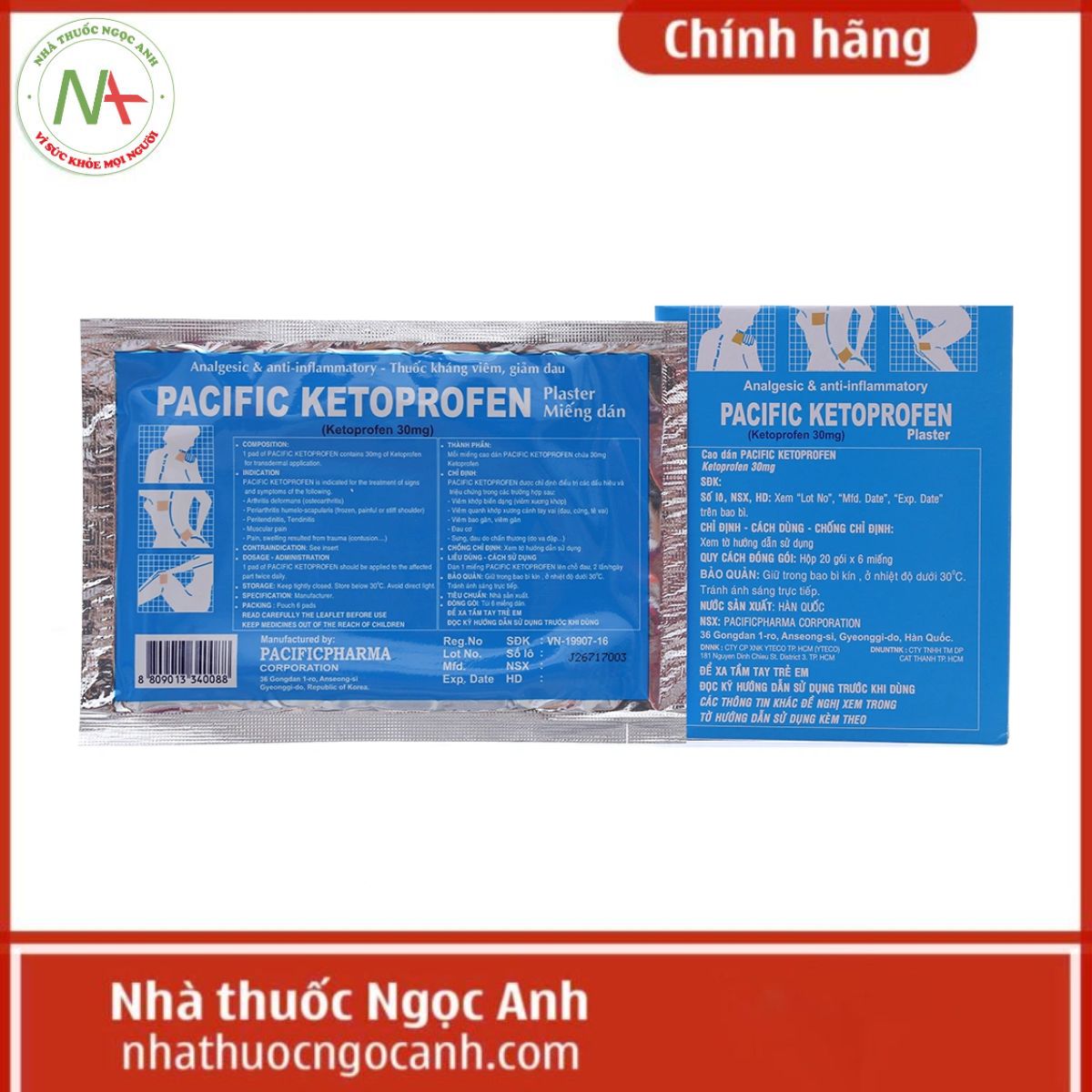 Pacific Ketoprofen Plaster