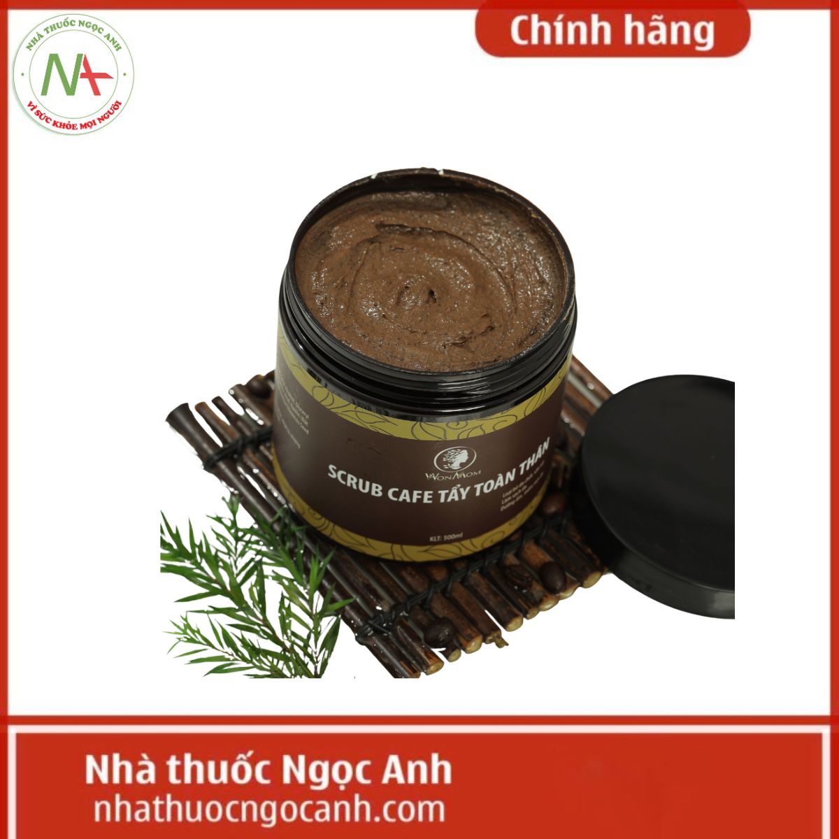 Scrub Cà Phê Tẩy Toàn Thân Wonmom 500g