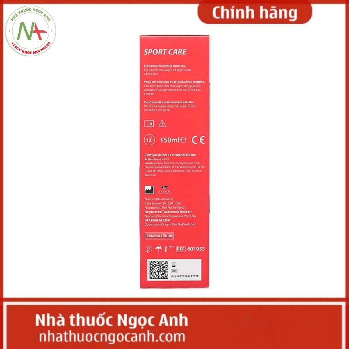 Starbalm Massage Lotion 150ml