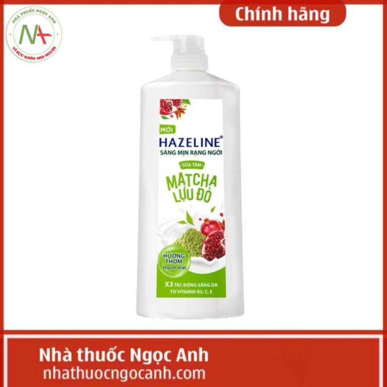 Sữa Tắm Hazeline Matcha Lựu Đỏ