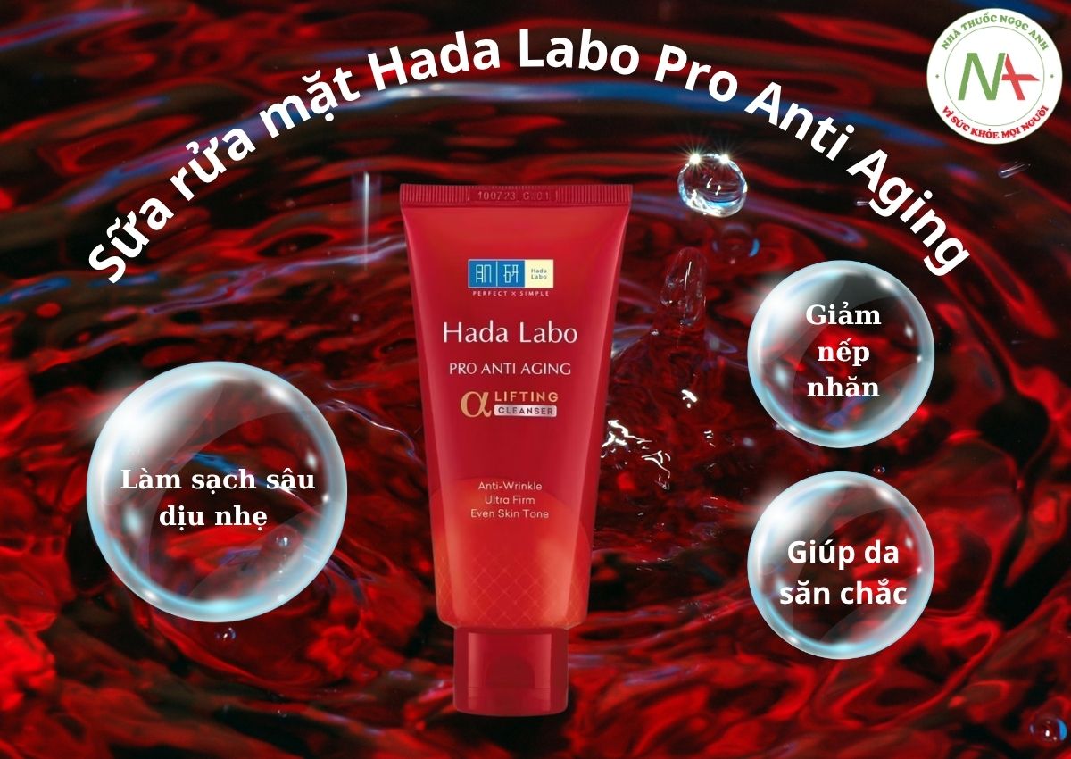 Sữa rửa mặt Hada Labo Pro Anti Aging 80g
