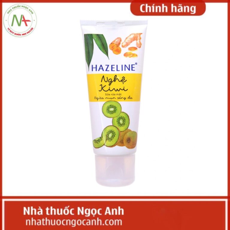 Sữa rửa mặt Hazeline Nghệ, Kiwi 50g