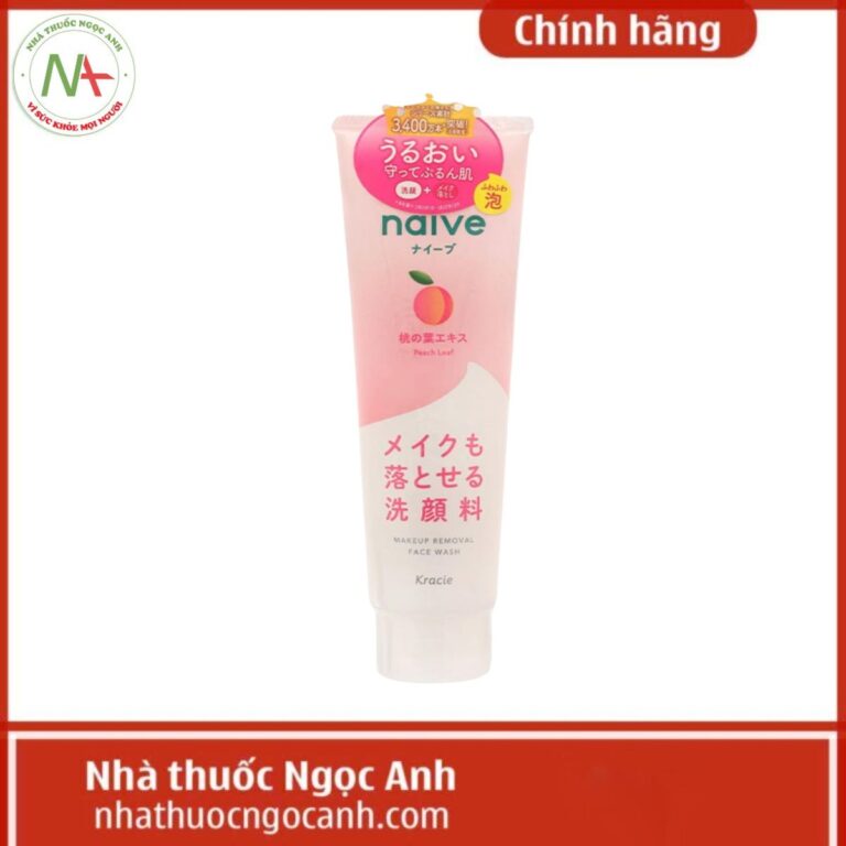 Sữa rửa mặt Naive Peach Leaf 200g