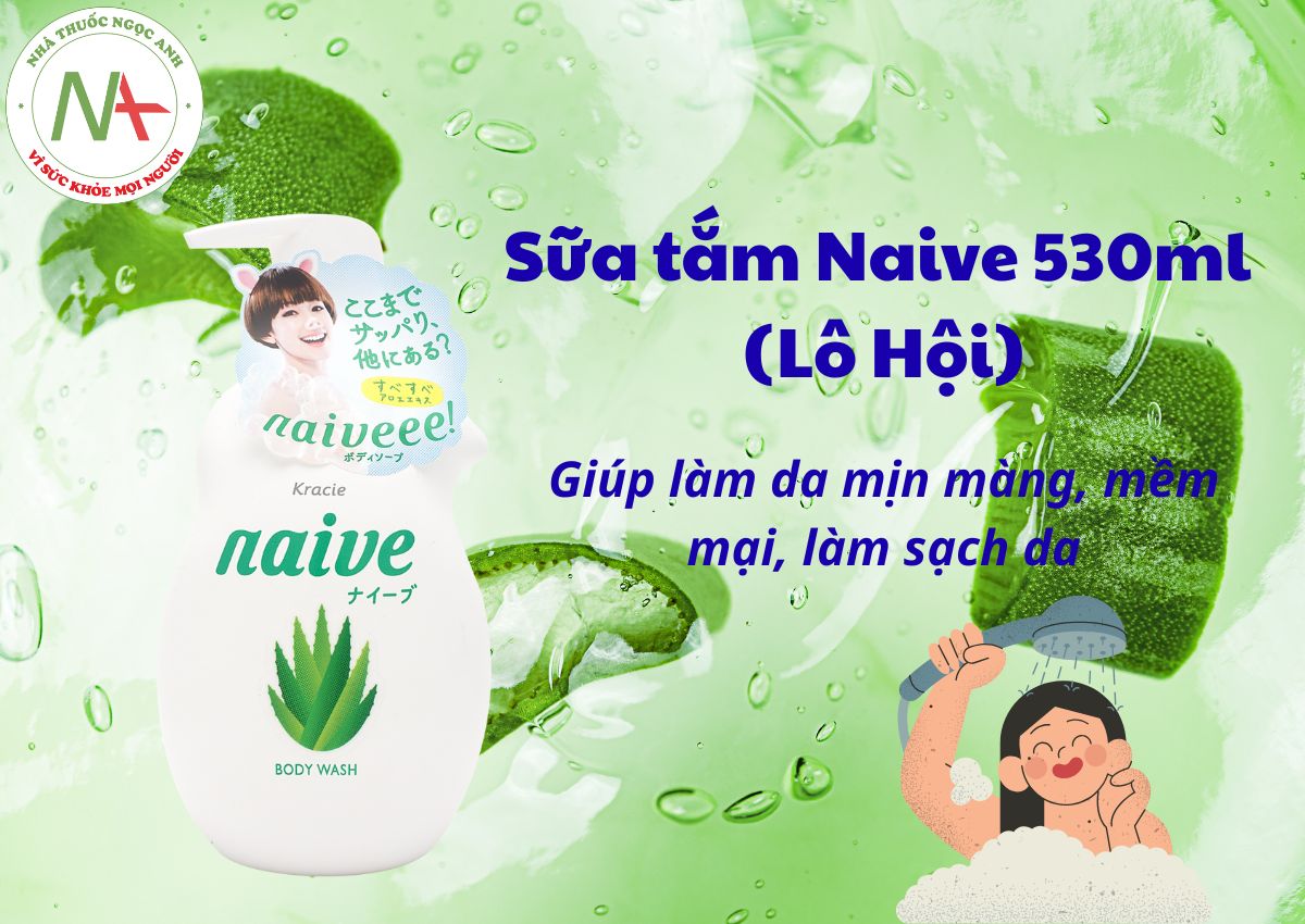 Sữa tắm Naive 530ml