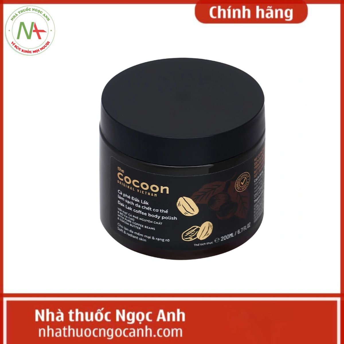Tẩy da chết Cocoon hạt cà phê