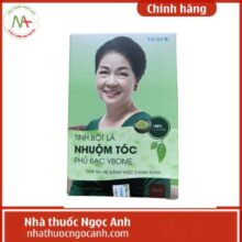 Tinh Bột Lá Nhuộm Tóc Phủ Bạc Ybome
