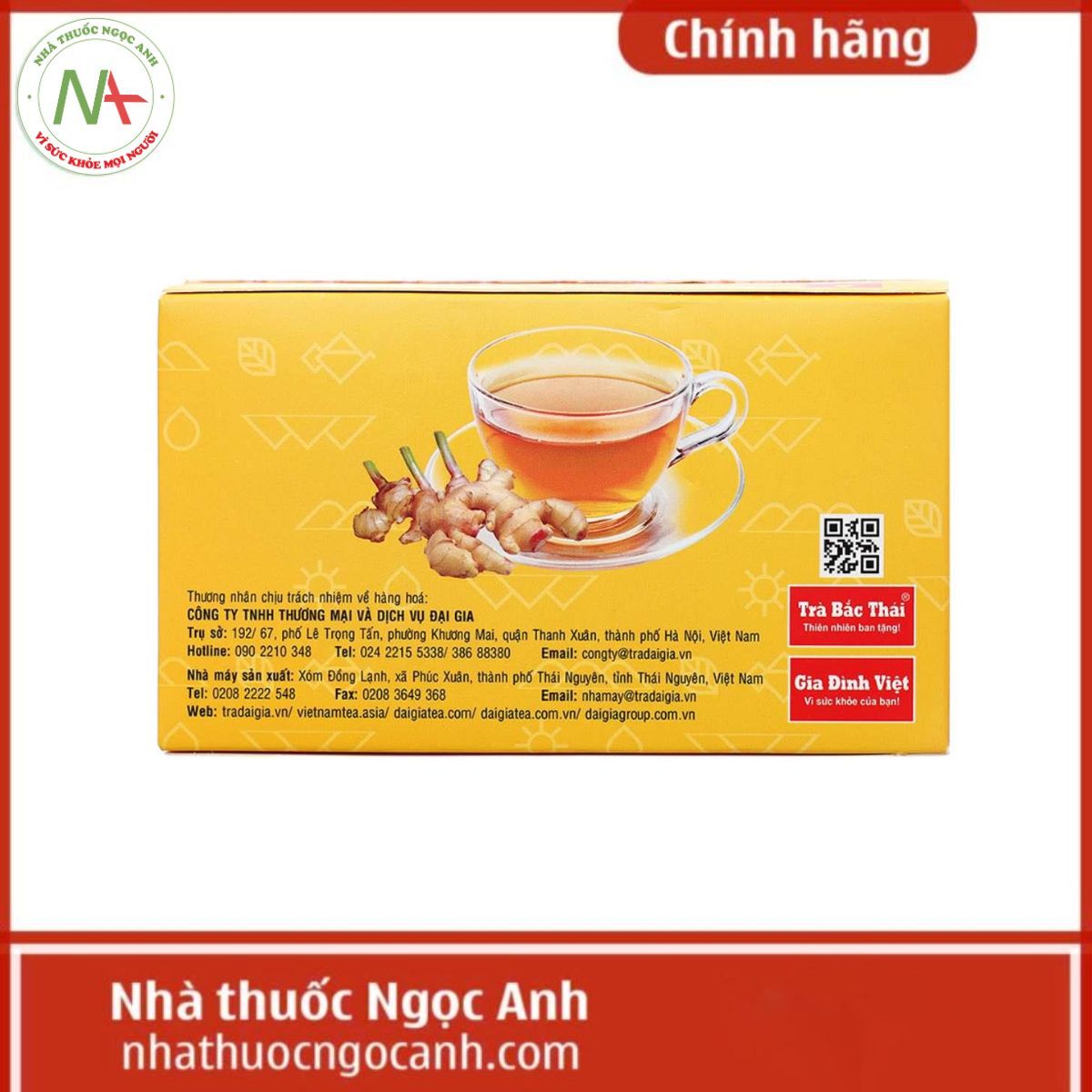 Trà Gừng Hòa Tan Đại Gia