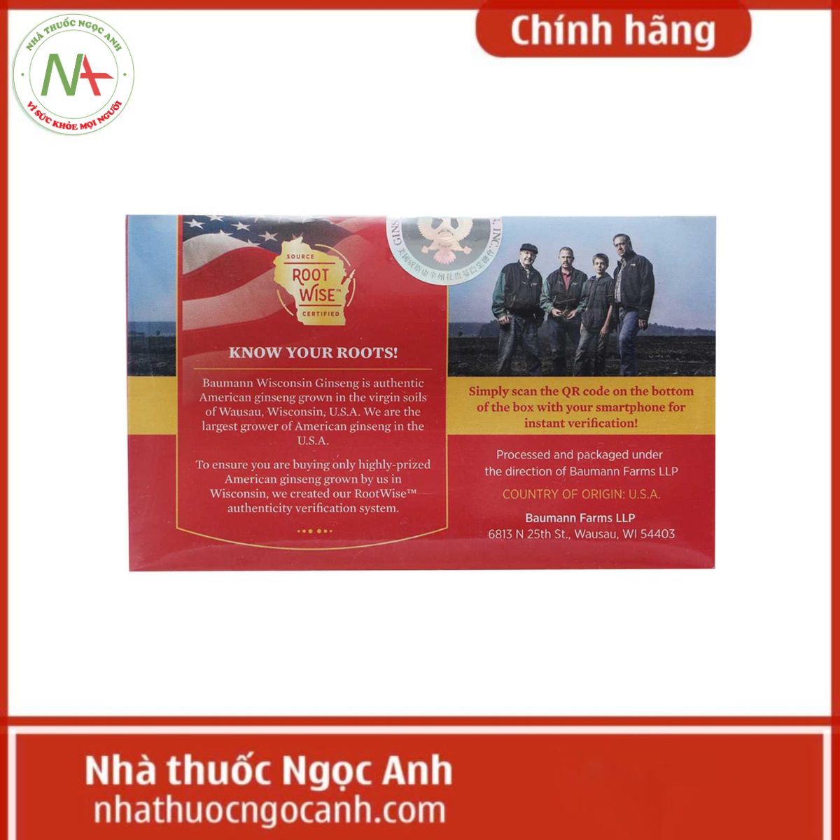 Trà Sâm Baumann Ginseng Tea