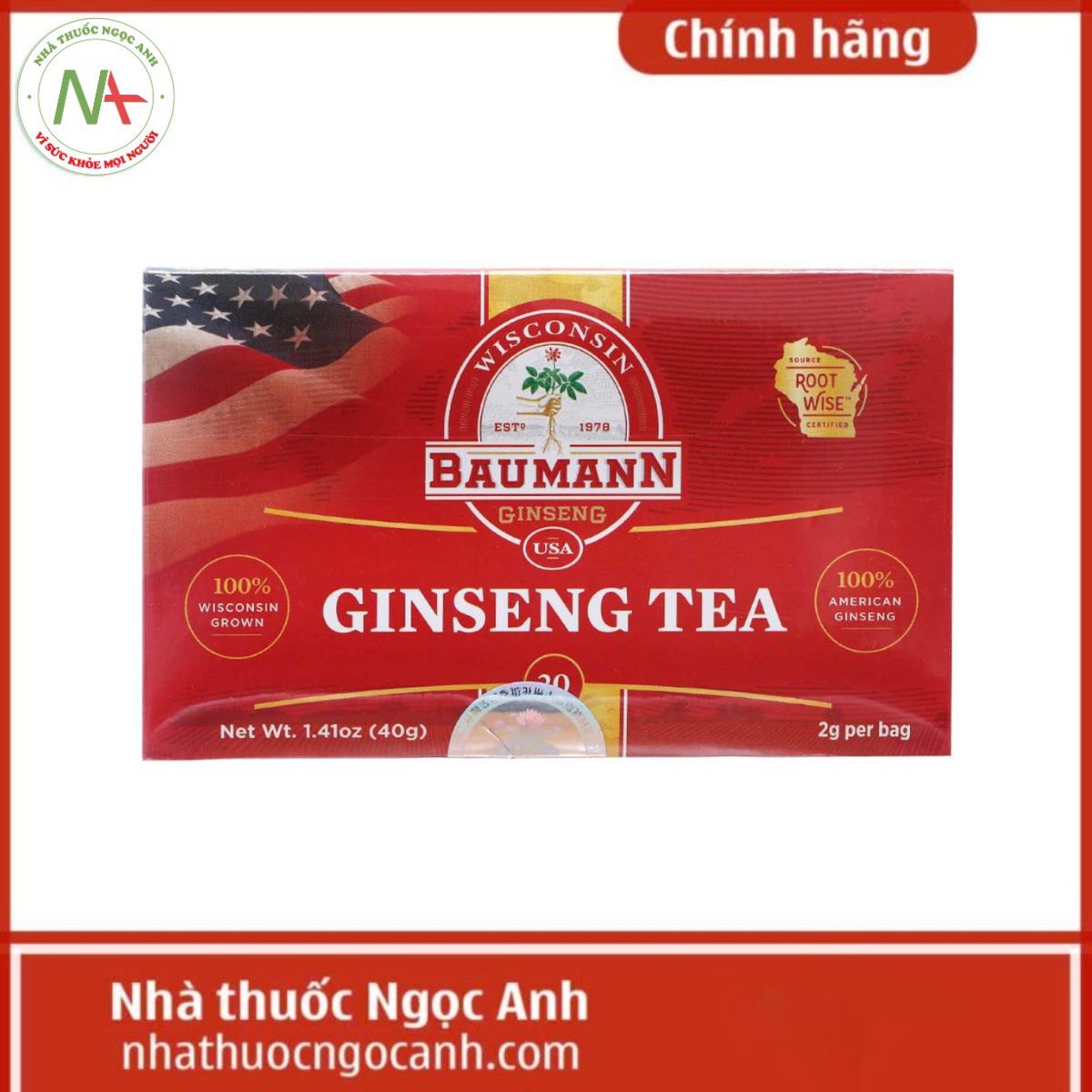 Trà Sâm Baumann Ginseng Tea