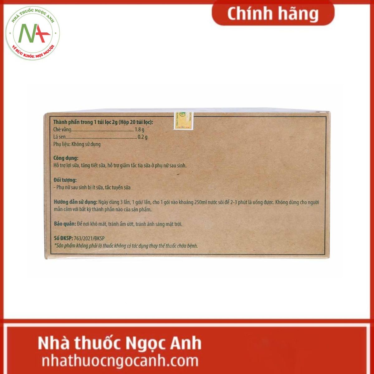 Trà Vằng Túi Lọc Wonmom