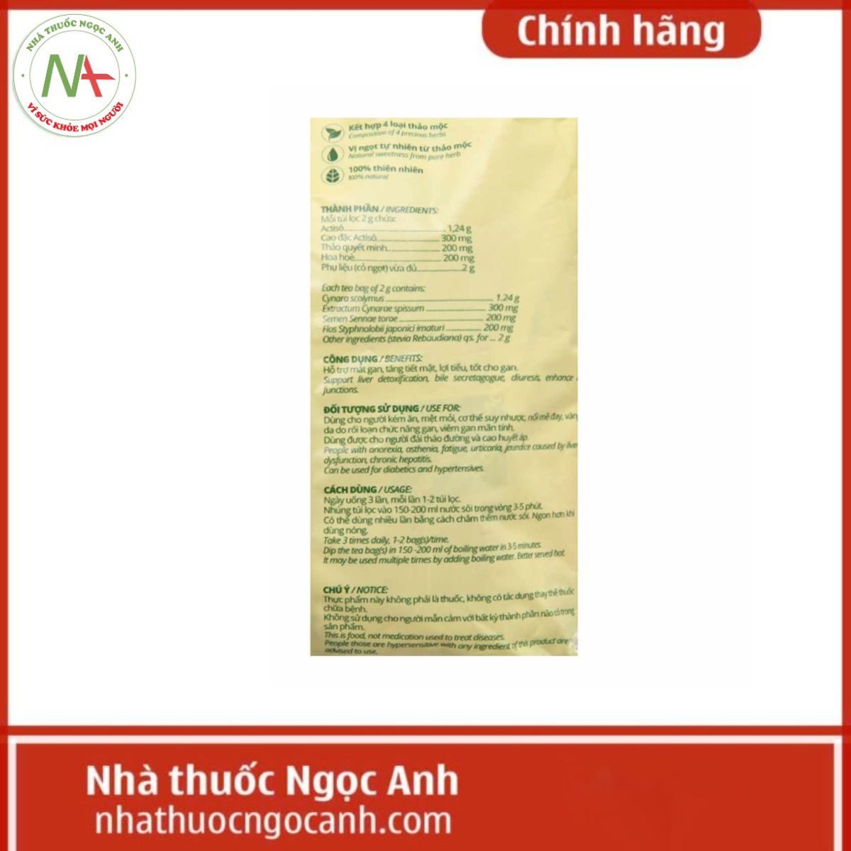 Trà dưỡng sinh Lado Herbal