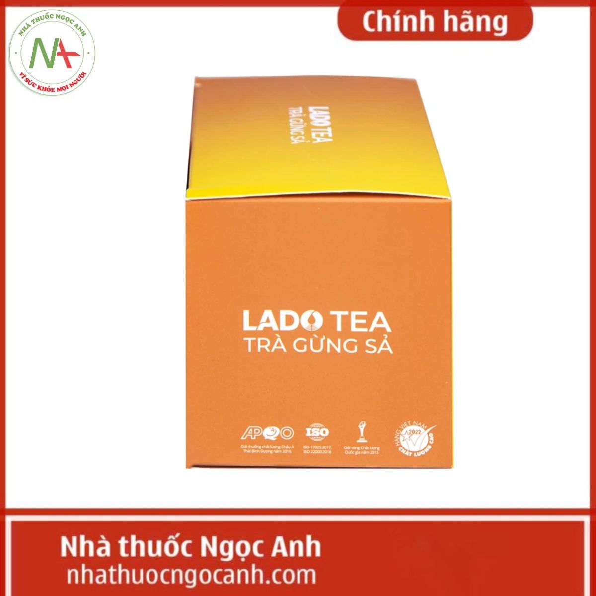 Trà gừng sả Lado Herbal