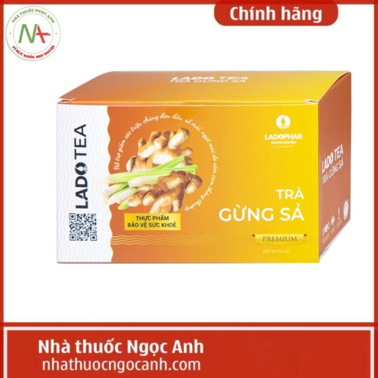 Trà gừng sả Lado Herbal