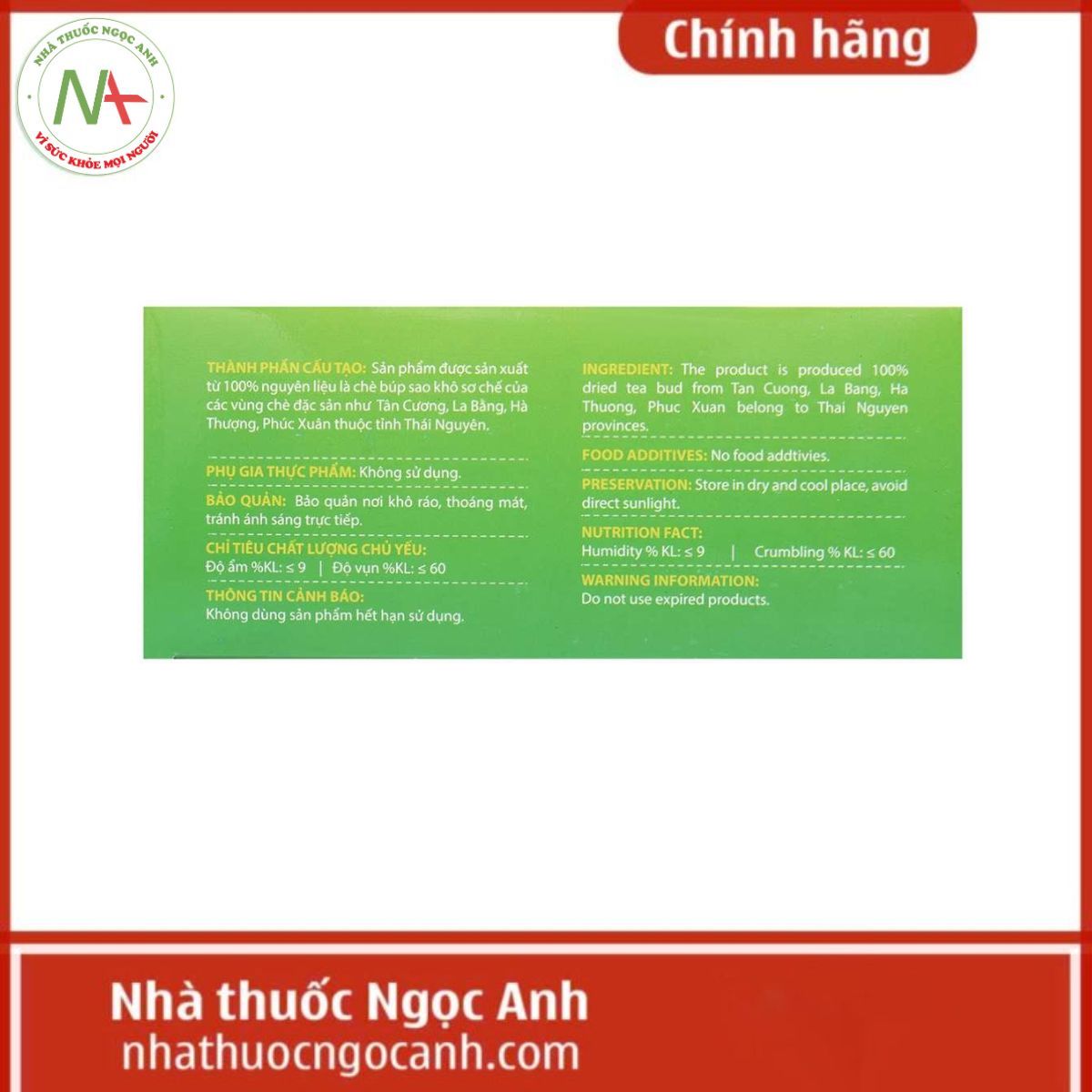 Trà xanh Hùng Thái