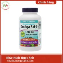 Webber Naturals Omega 3-6-9 1200mg