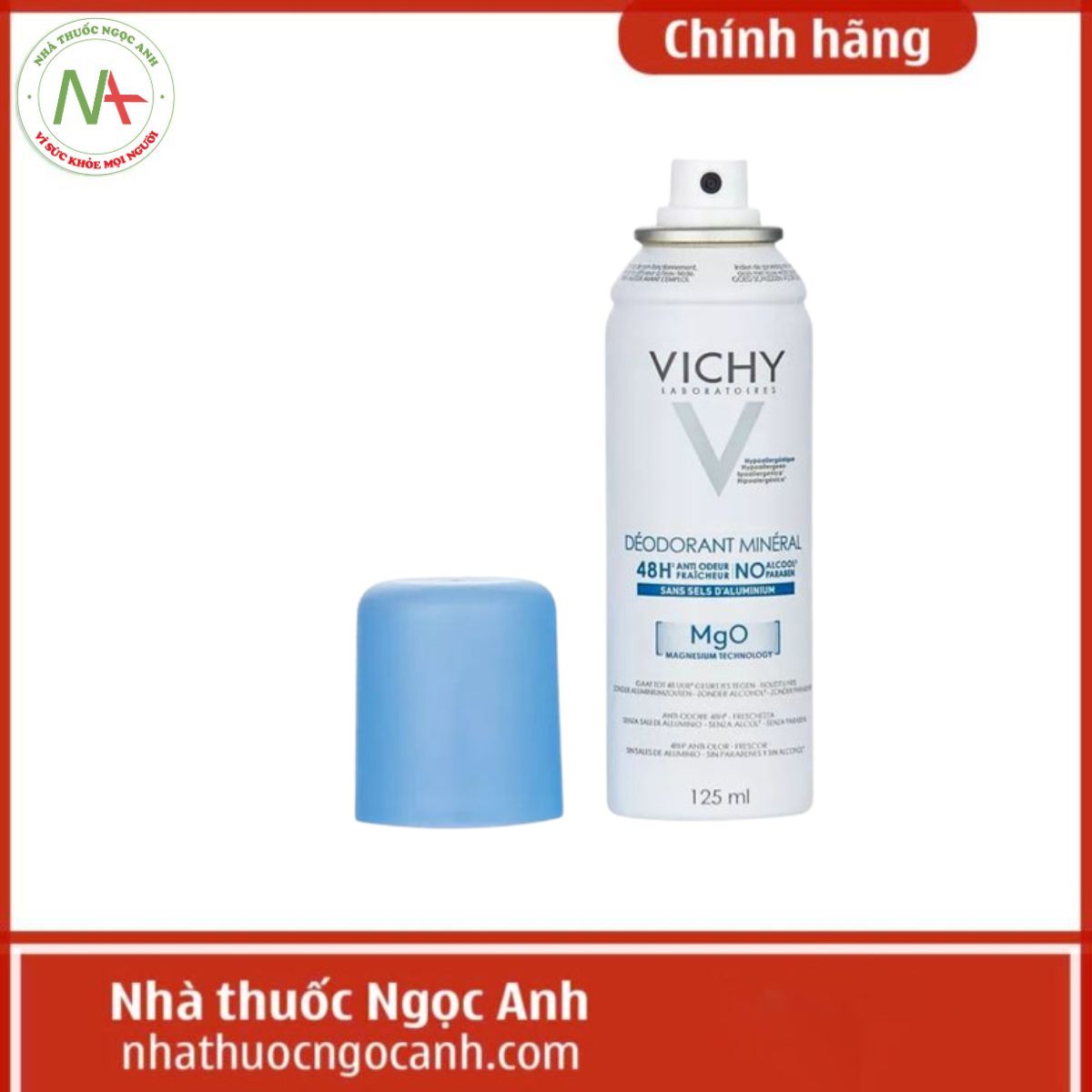 Xịt khử mùi Vichy Deodorant Mineral