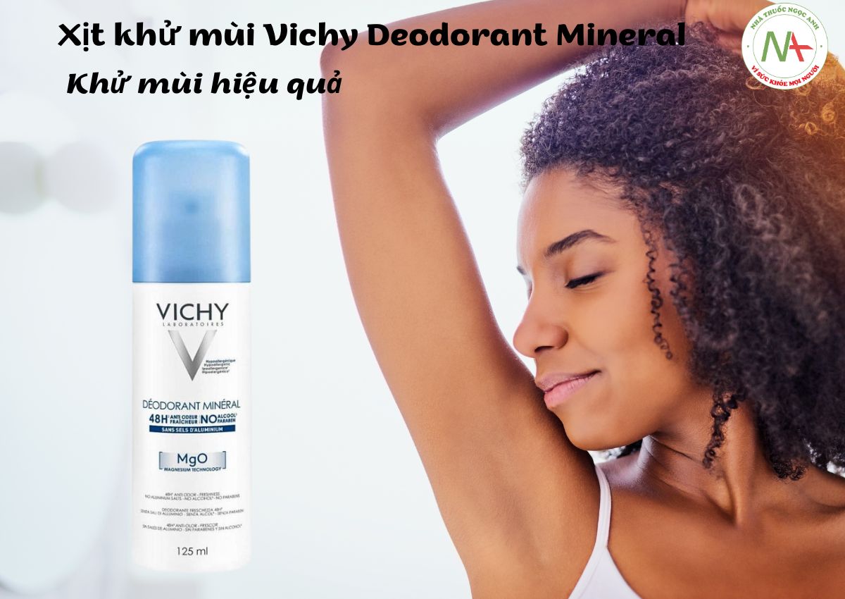   Xịt khử mùi Vichy Deodorant Mineral