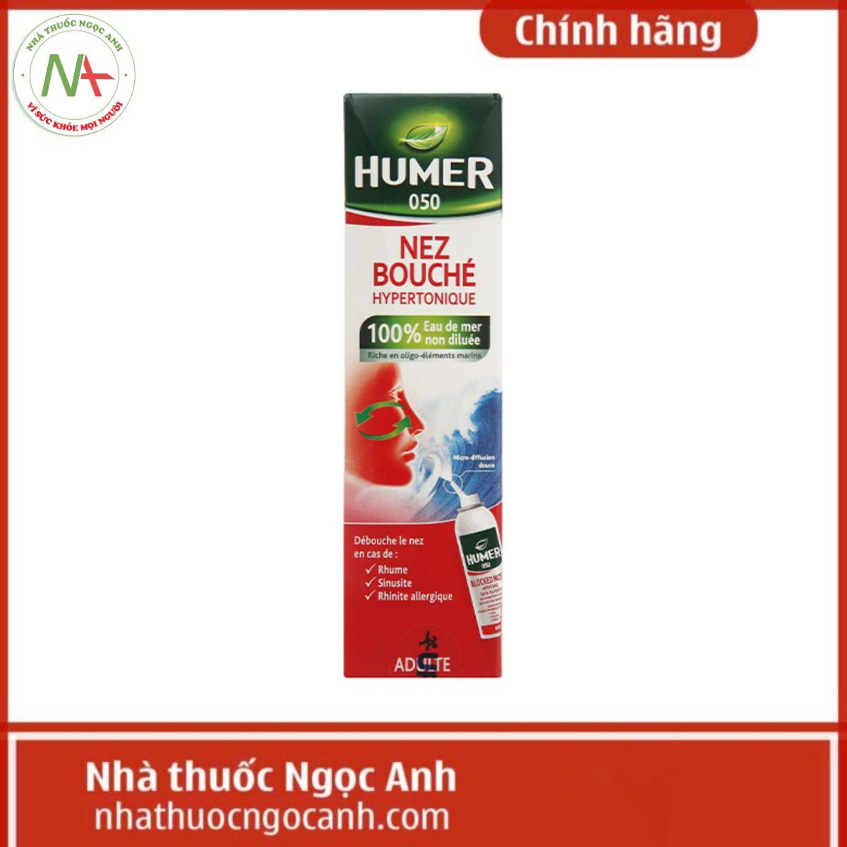 Xịt mũi Humer 050 Blocked Nose