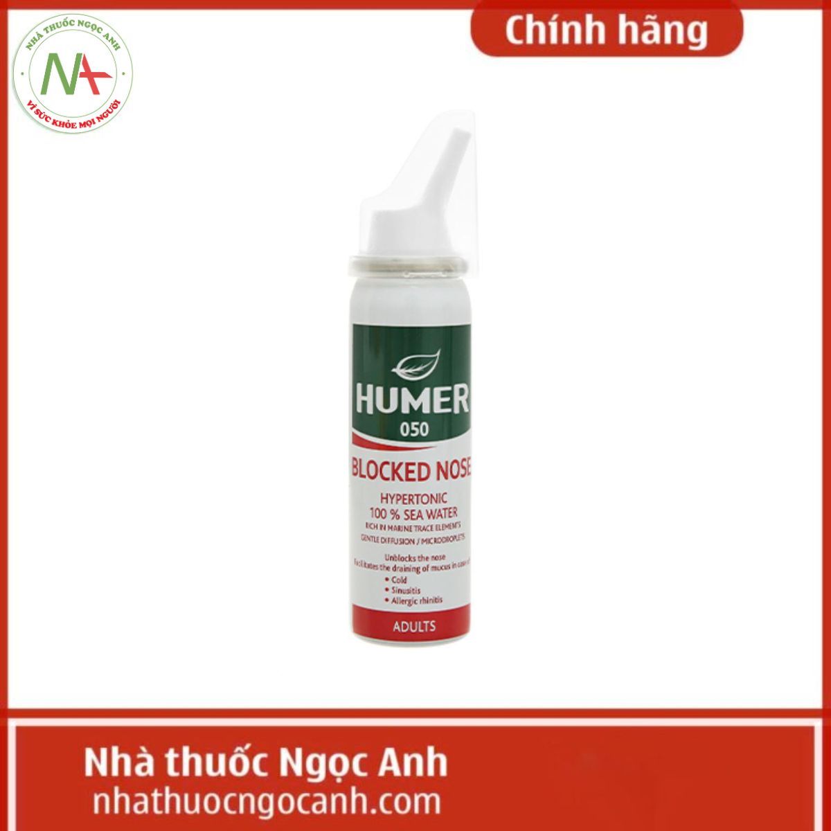 Xịt mũi Humer 050 Blocked Nose