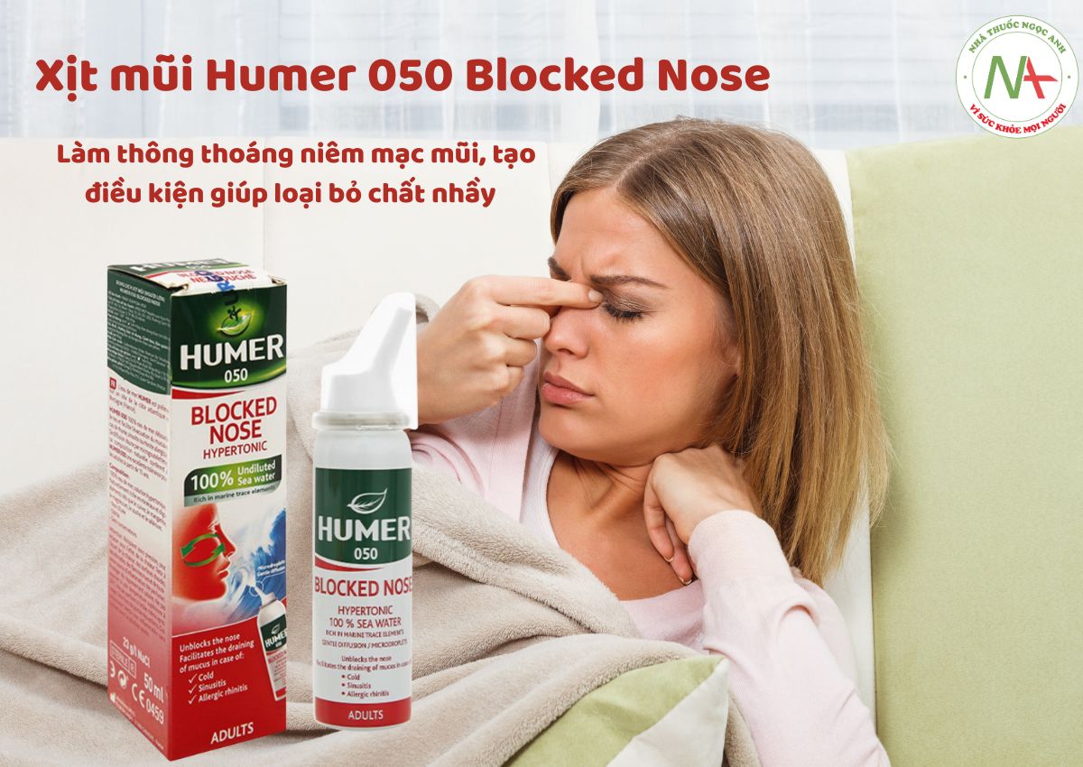 Xịt mũi Humer 050 Blocked Nose