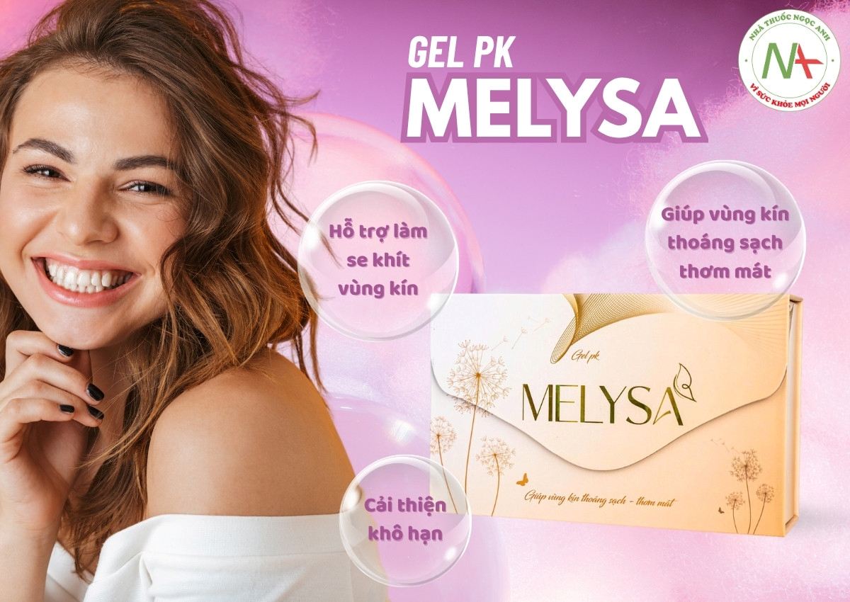 Công dụng của Gel PK Melysa
