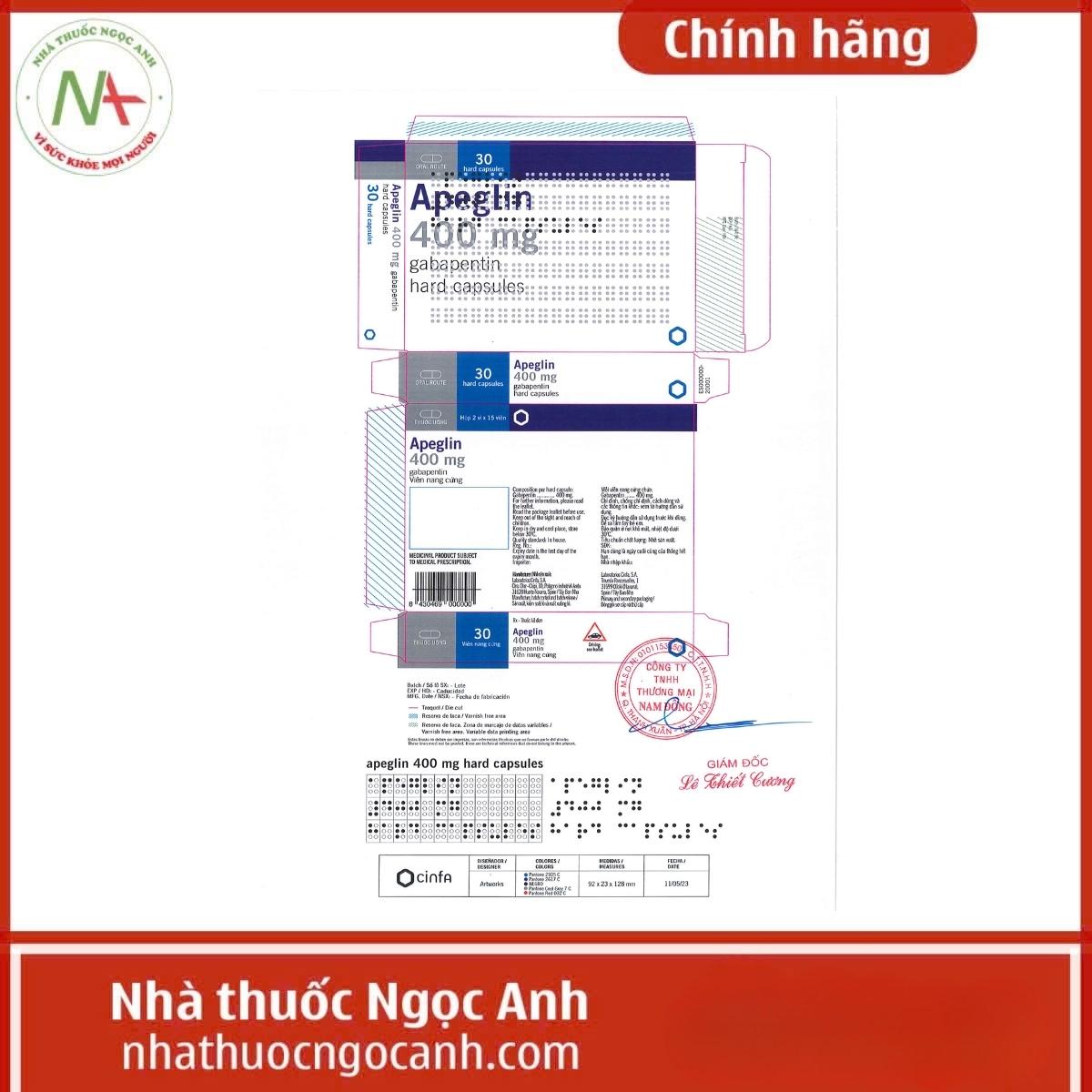 Thuốc Apeglin 400mg