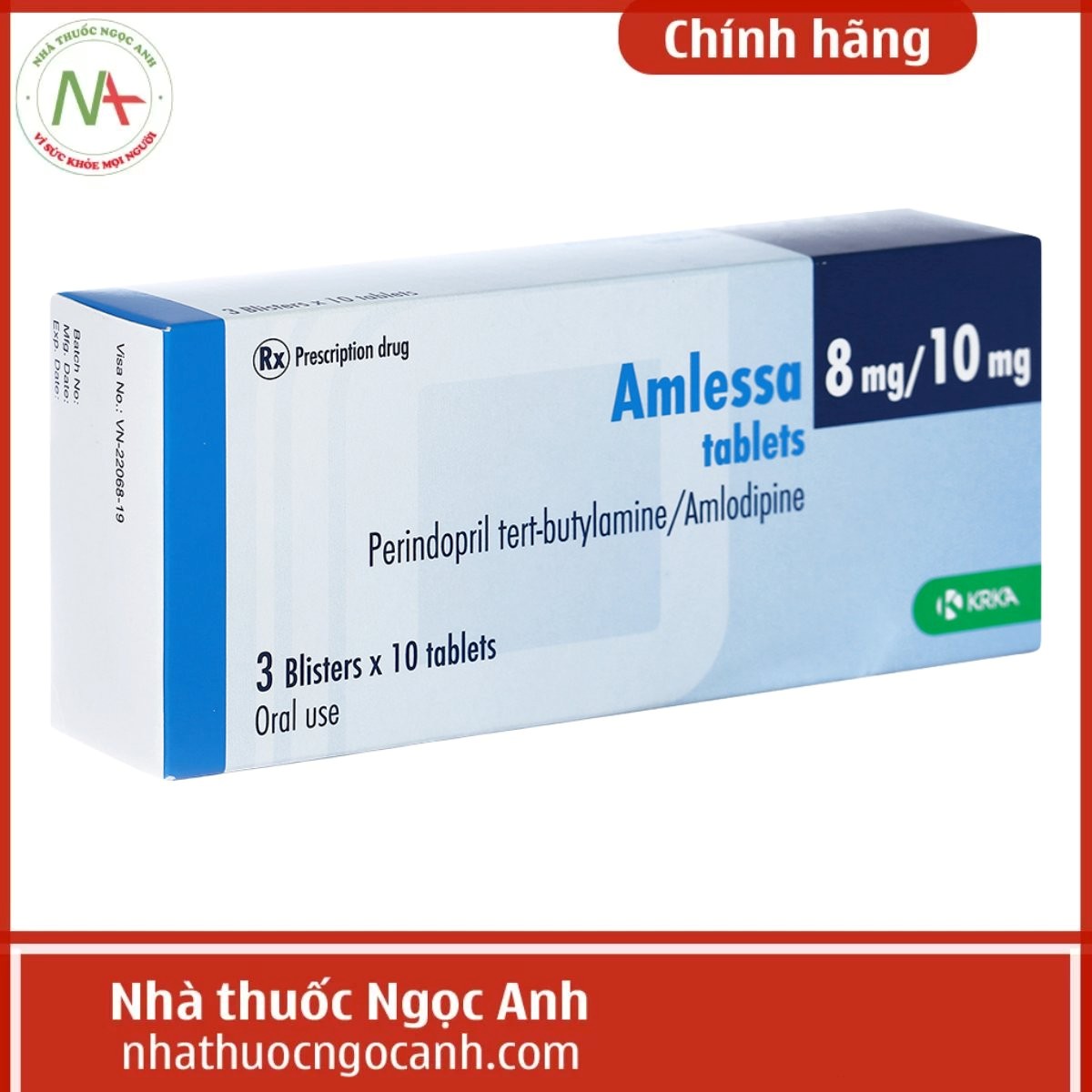 Amlessa 8mg/10mg Tablets