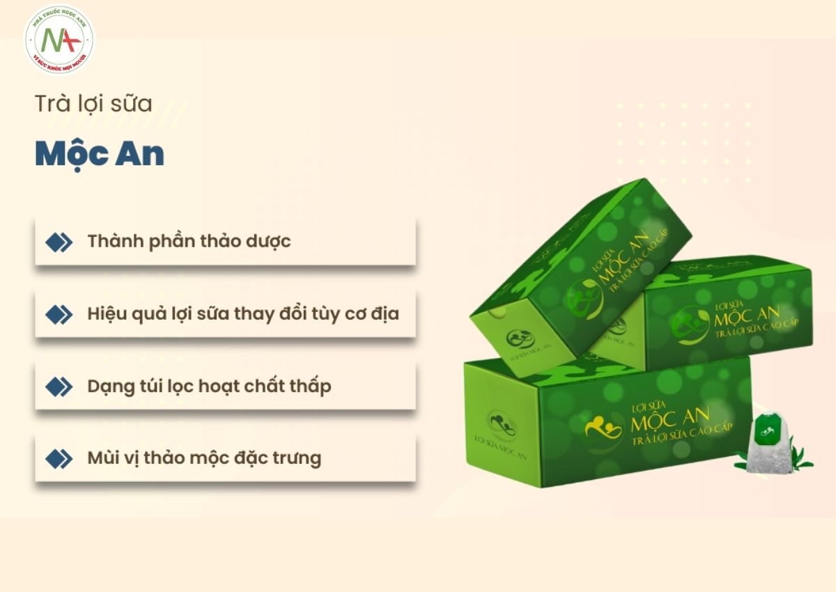Top 5 loại trà lợi sữa tốt nhất các mẹ nên tin dùng 18 Trà lợi sữa Mộc An