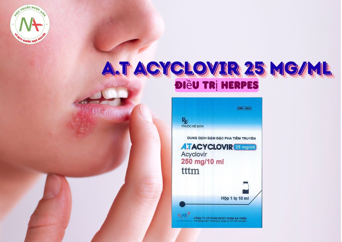 A.T Acyclovir 25 mg/ml 3 A.T Acyclovir 25 mg/ml
