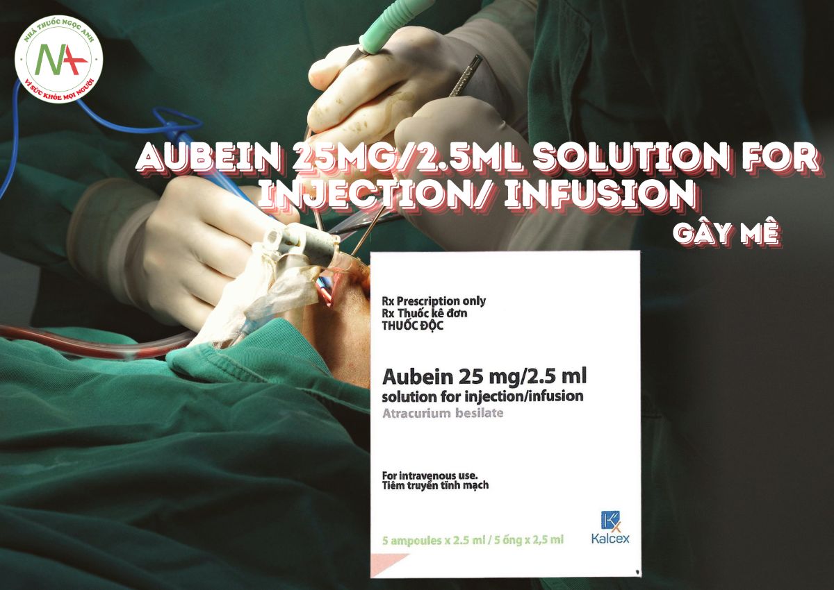 Aubein 25mg/2.5ml solution for injection/ infusion