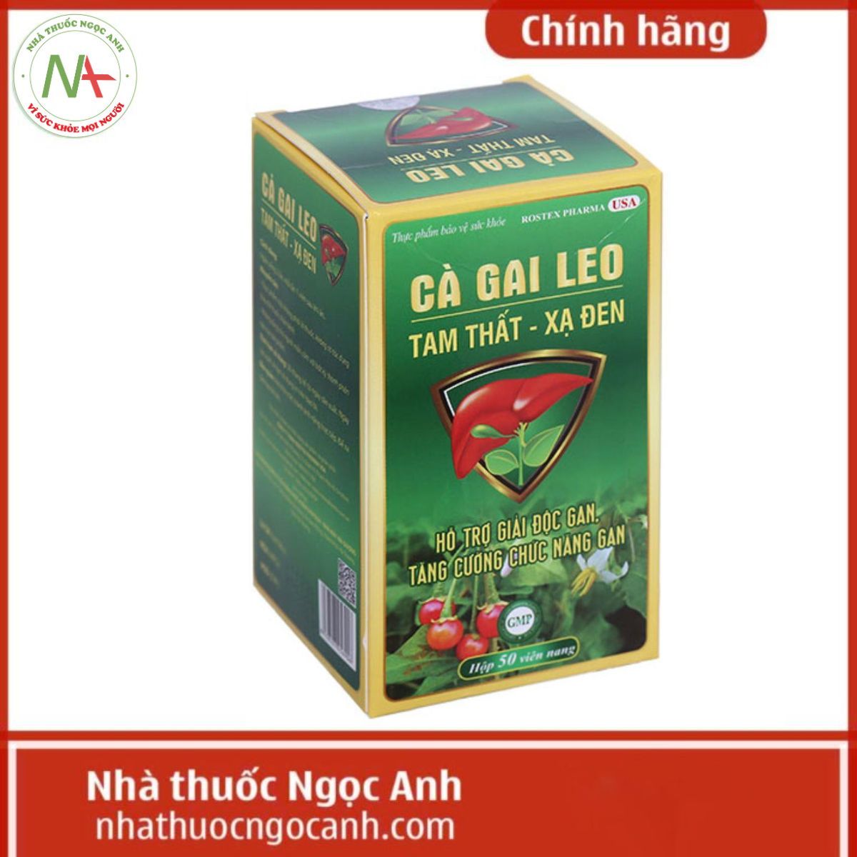 Cà Gai Leo Tam Thất - Xạ Đen Rostex Pharma USA
