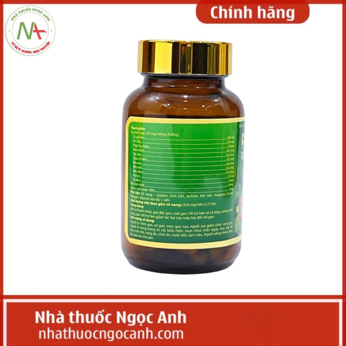 Cà Gai Leo Tam Thất - Xạ Đen Rostex Pharma USA