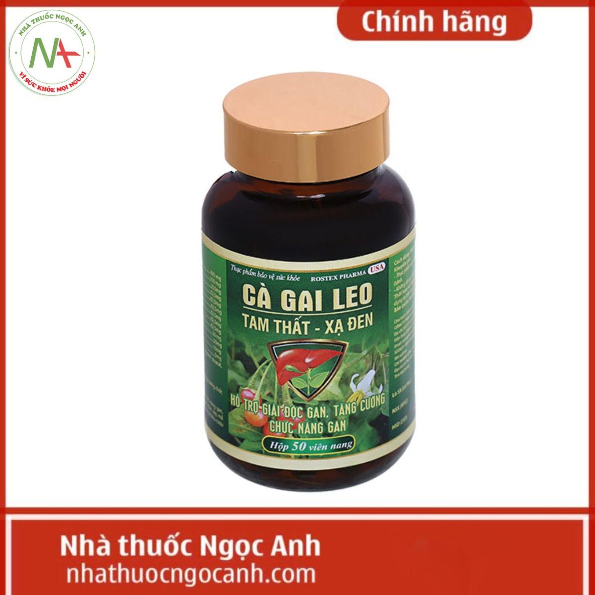 Cà Gai Leo Tam Thất - Xạ Đen Rostex Pharma USA