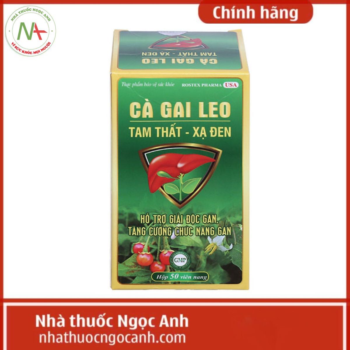 Cà Gai Leo Tam Thất - Xạ Đen Rostex Pharma USA