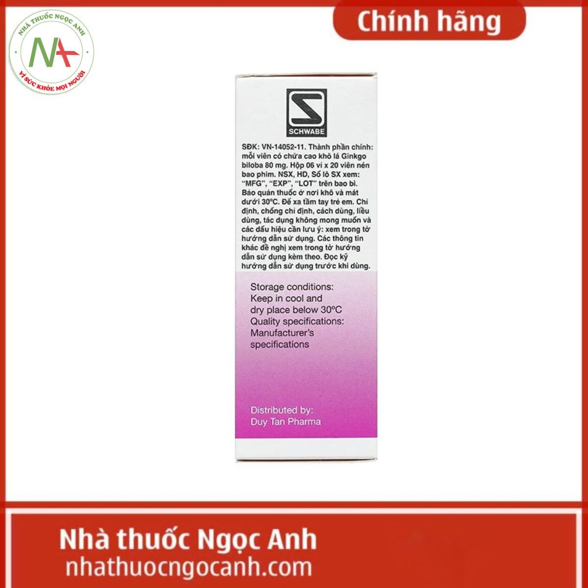 Thuốc Cebrex S 80mg (Ginkgo biloba) là thuốc gì, có tác dụng gì?