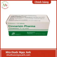 Nhà Thuốc Ngọc Anh 31 Cinnarizin Pharma 25mg