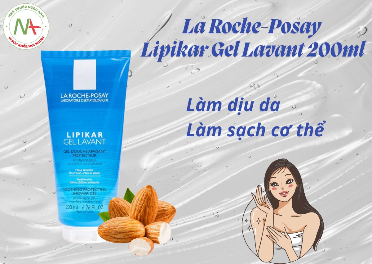 La Roche-Posay Lipikar Gel Lavant 200ml