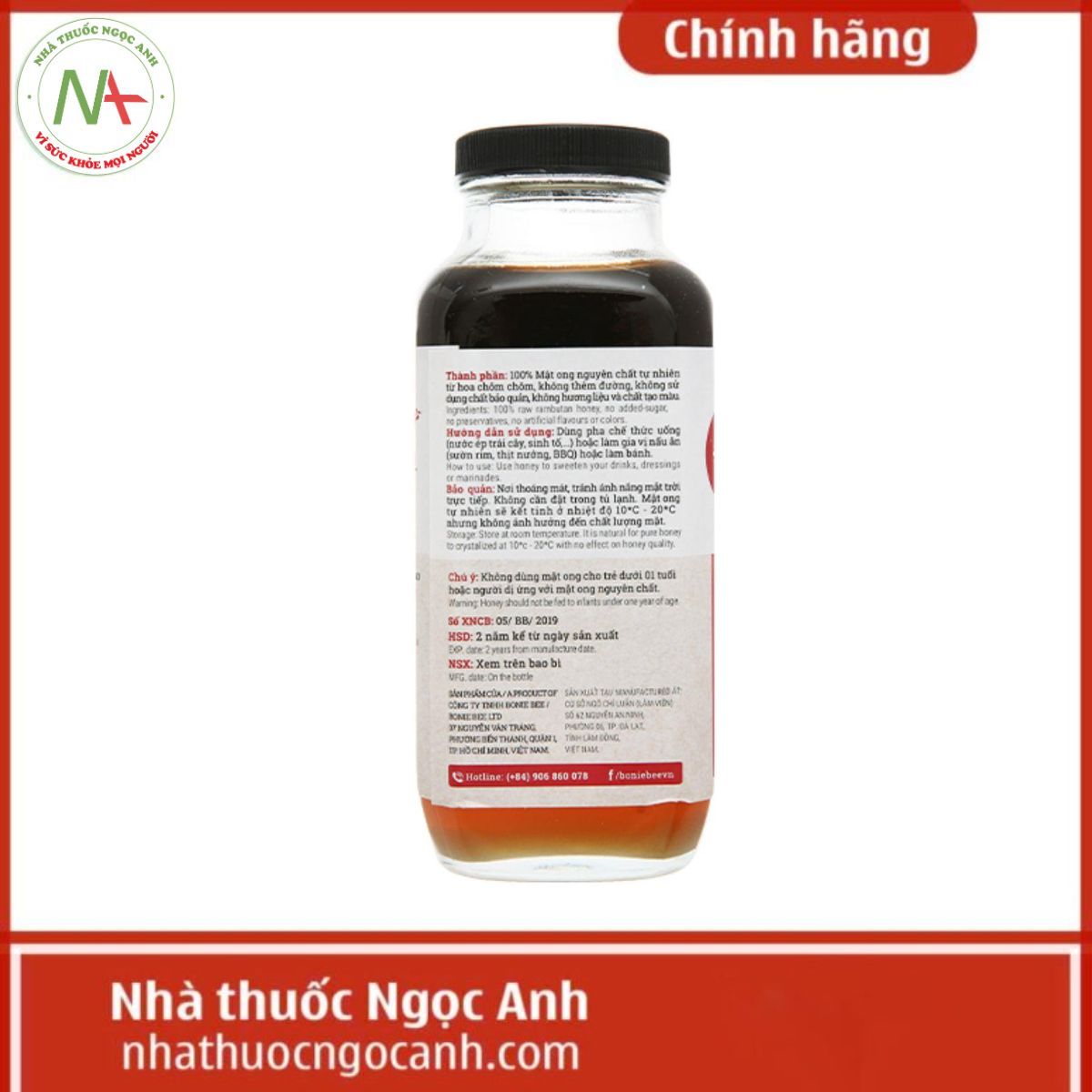 Mật ong hoa Chôm Chôm Bonie Bee
