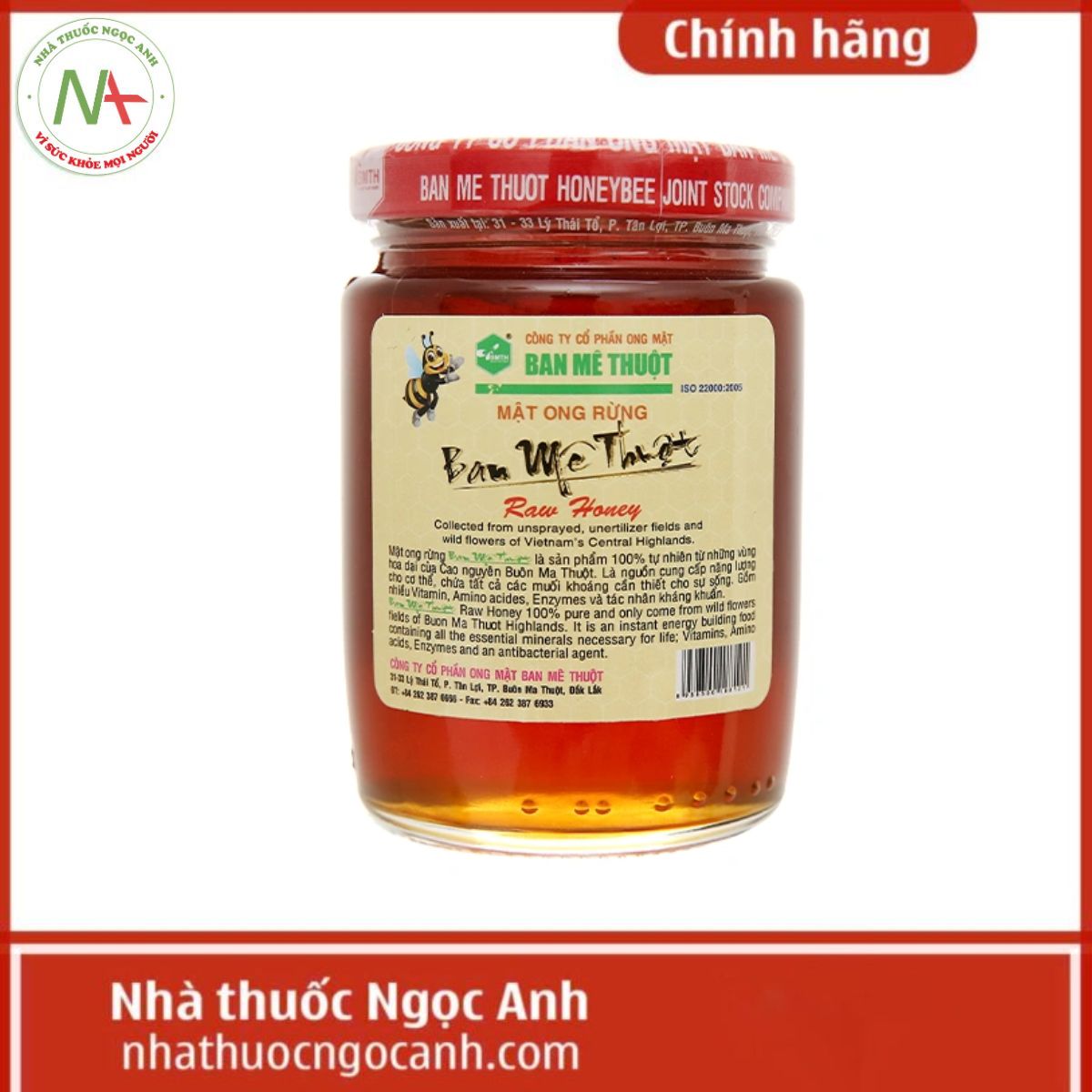 Mật ong rừng Ban Mê Thuột 189ml