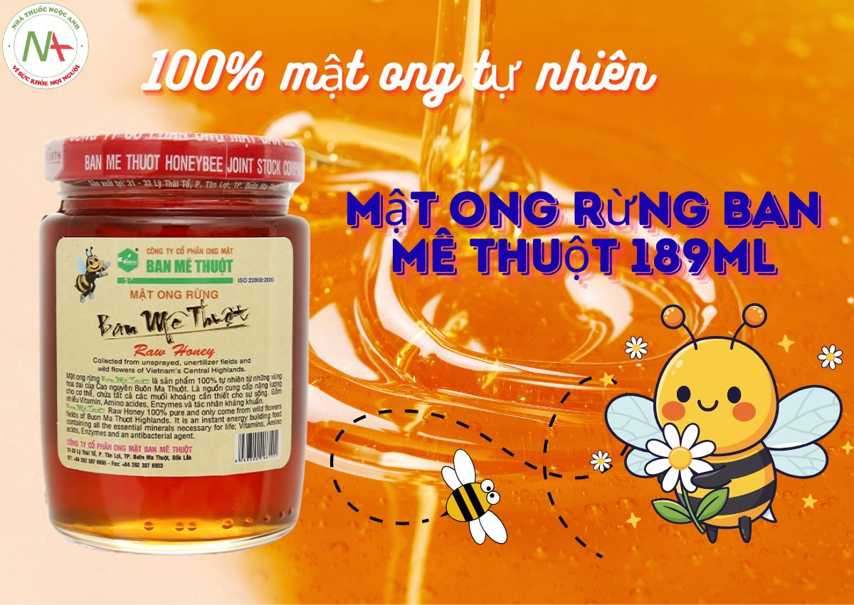 Mật ong rừng Ban Mê Thuột 189ml