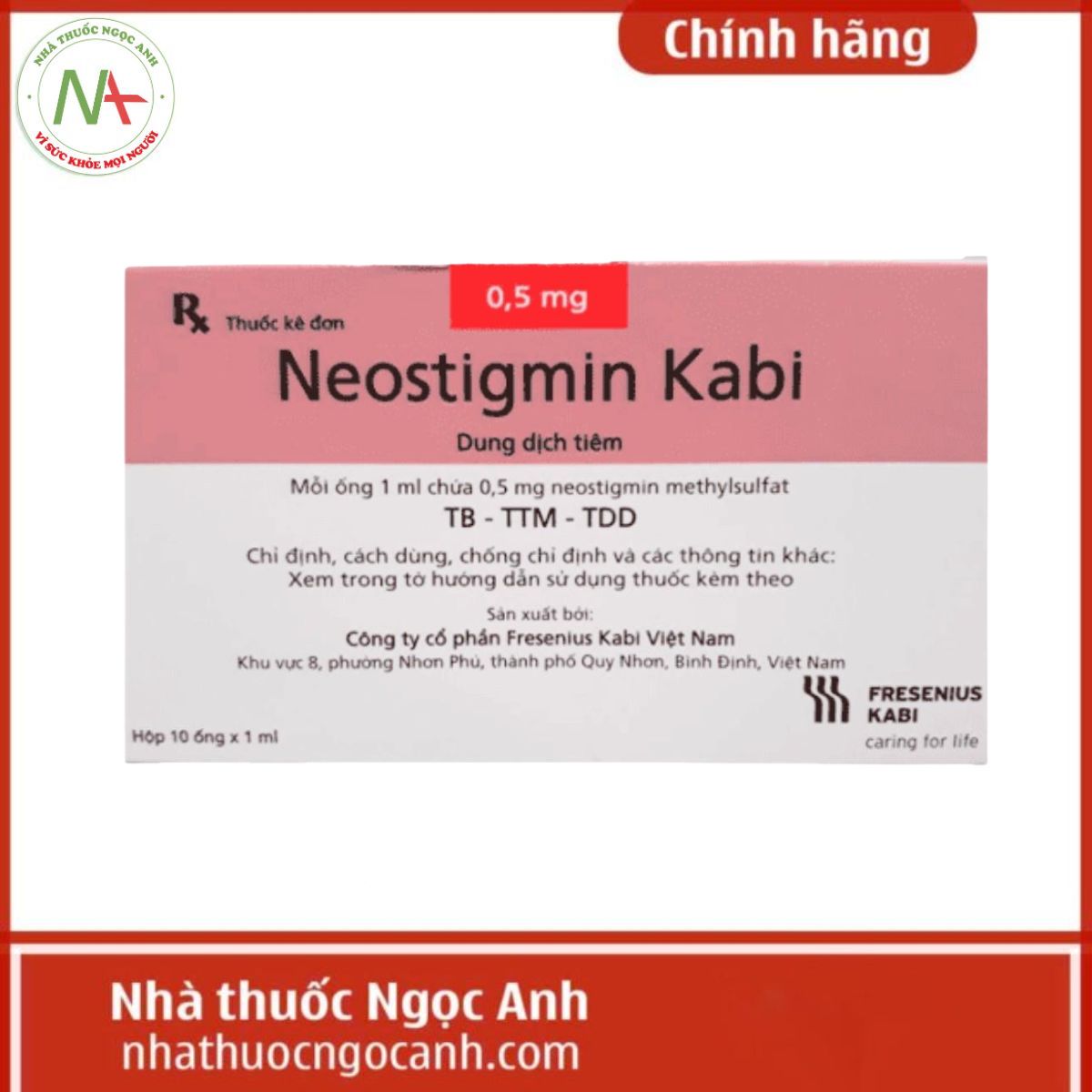 Neostigmin Kabi 0,5mg/ml
