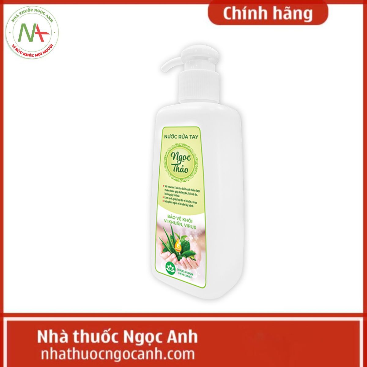 Nước rửa tay Ngọc Thảo 230ml